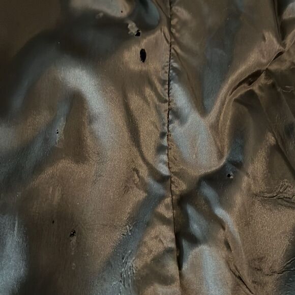 Sterling Stall Sport‎ Wool Blend Leather Collar Black/White Blazer Size 14P - Picture 16 of 16